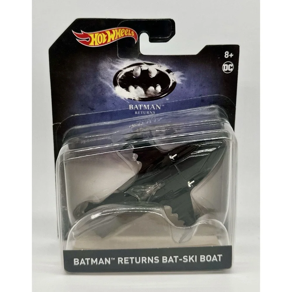 Hot Wheels Batman Lot of 4 Batmobile 1989 Bat-Ski Boat TV Series 1940's 1:50 NIB
